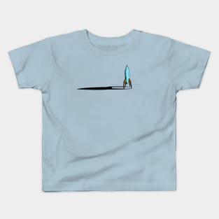 rocket landing Kids T-Shirt